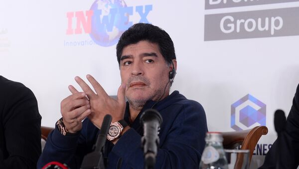 Football legend Diego Maradona - Sputnik International