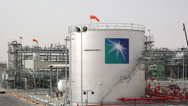 A general view shows a new plant inaugurated 22 March 2006 in Haradh, about 280 kms (170 miles) southwest of the eastern Saudi oil city of Dhahran, launching a project adding 300,000 barrels of oil to the kingdom's daily production capacity - Sputnik International