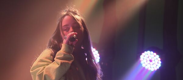 Billie Eilish performs at the Uber Eats House during the South by Southwest Music Festival on Saturday, March 16, 2019, in Austin, Texas. Billie Eilish performs at the Uber Eats House during the South by Southwest Music Festival on Saturday, March 16, 2019, in Austin, Texas. - Sputnik International