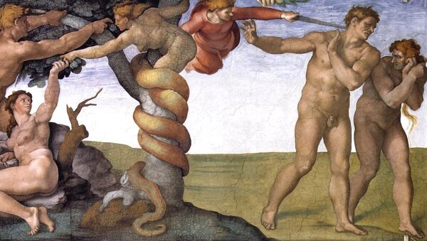 Sistine Chapel, fresco Michelangelo - Sputnik International