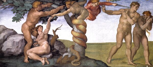 Sistine Chapel, fresco Michelangelo Sistine Chapel, fresco Michelangelo - Sputnik International