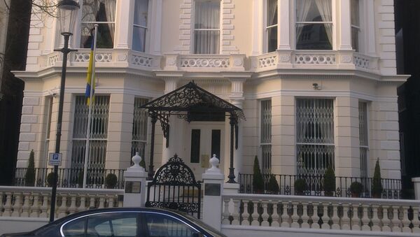 Ukrainian embassy in London (File photo). - Sputnik International