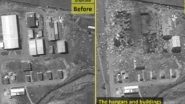 Before and after photos of a possible Iranian missile factory in Syria - Sputnik International