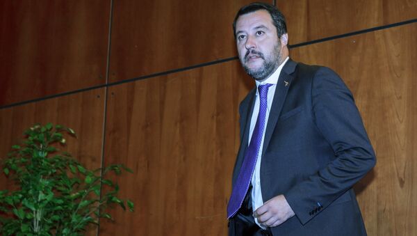 Italy's Deputy Prime Minister and leader of the League Party, Matteo Salvini  - Sputnik International
