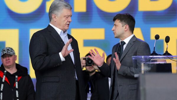 Dibates of Ukrainian presidential candidates. - Sputnik International