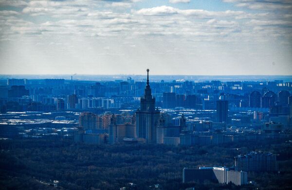 A View from an Observation Deck in Moscow City PANORAMA360 - Sputnik International