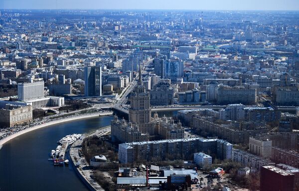 A View from an Observation Deck in Moscow City PANORAMA360 - Sputnik International