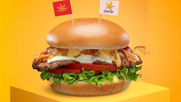 Carl’s Jr. US fast-food chain introduces its CBD-infused 'Rocky Mountain High: CheeseBurger Delight' - Sputnik International