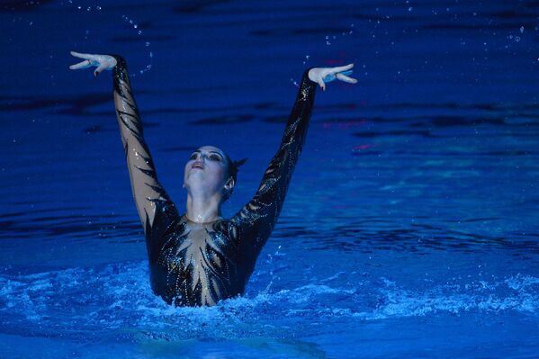 Water Beauties: Highlights of FINA Artistic Swimming World Series 2019 in Kazan - Sputnik International