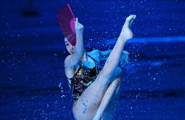 Water Beauties: Highlights of FINA Artistic Swimming World Series 2019 in Kazan - Sputnik International