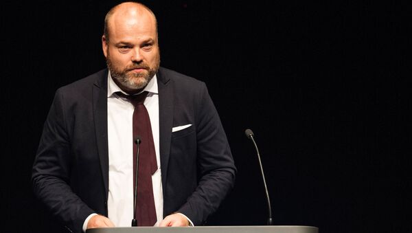 This picture taken on August 21, 2017 shows Bestseller CEO Anders Holch Povlsen during an event in Aarhus, Denmark - Sputnik International