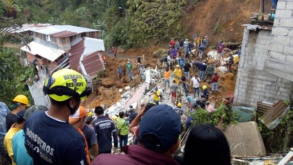 Landslide in Marquetalia, Colombia, Thursday, Oct. 11, 2018 - Sputnik International