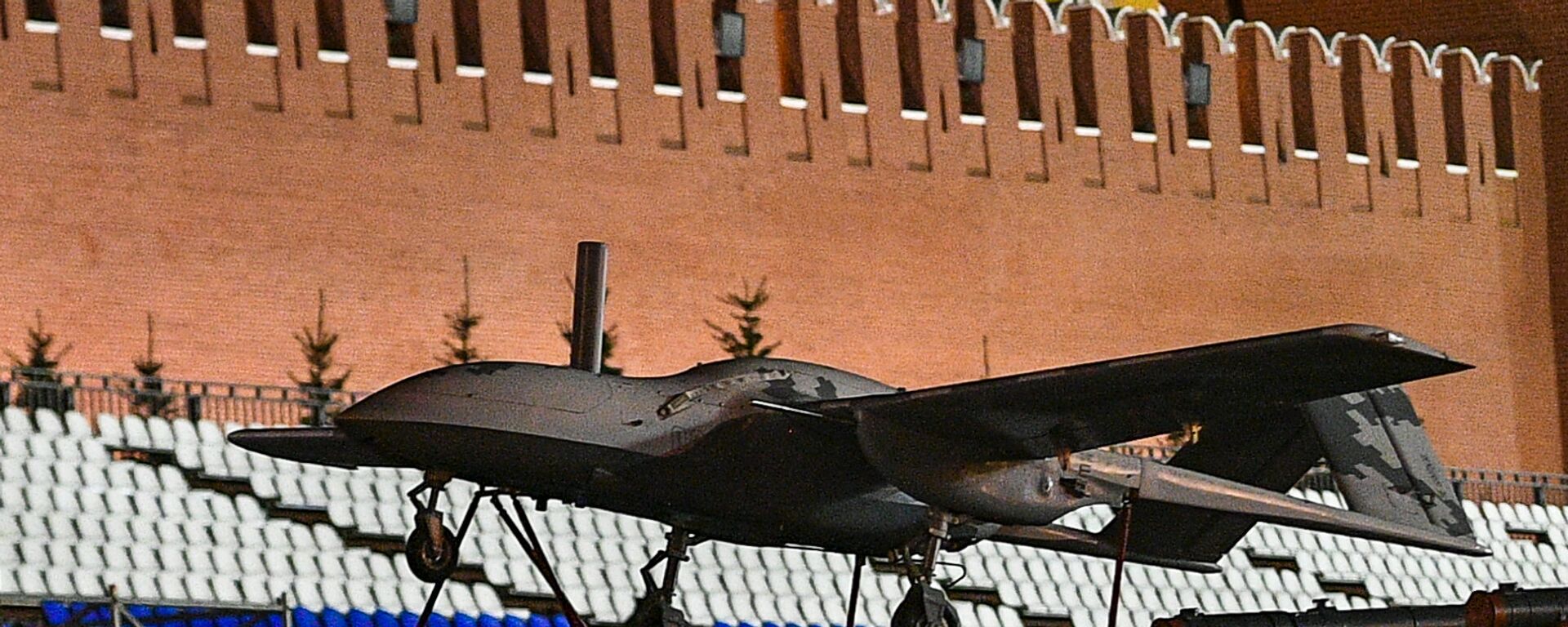 Russia's Korsar Drone Flight Model during Russian army rehearsals for 9 May 2019 Victory Day military parade - Sputnik International, 1920, 29.04.2023