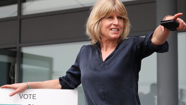 Rachel Johnson, candidate for the new pro-EU political party, Change UK poses after the launch of their European election campaign in Bristol on April 23, 2019 - Sputnik International