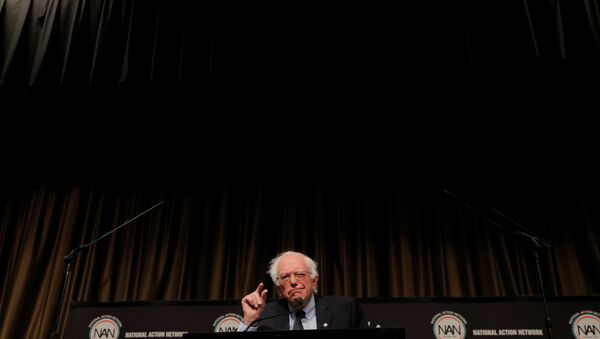U.S. 2020 Democratic presidential candidate and U.S. Senator Bernie Sanders (I-VT), speaks at the 2019 National Action Network National Convention in New York, U.S., April 5, 2019 - Sputnik International