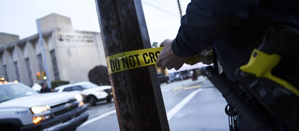 US police tape - Sputnik International