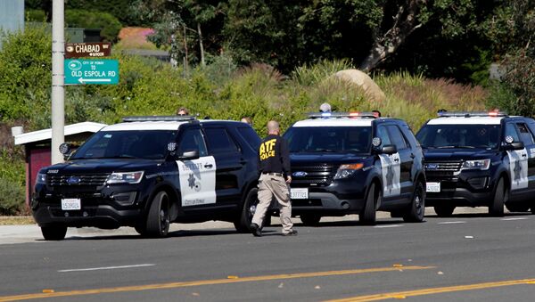 Police Secure the Scene of a Shooting Incident at the Congregation Chabad Synagogue in Poway - Sputnik International