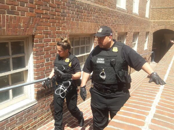 Situation near Venezuelan Embassy in Washington - Sputnik International