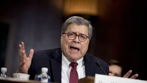 Attorney General William Barr testifies during a Senate Judiciary Committee hearing on Capitol Hill in Washington, Wednesday, May 1, 2019, on the Mueller Report. - Sputnik International
