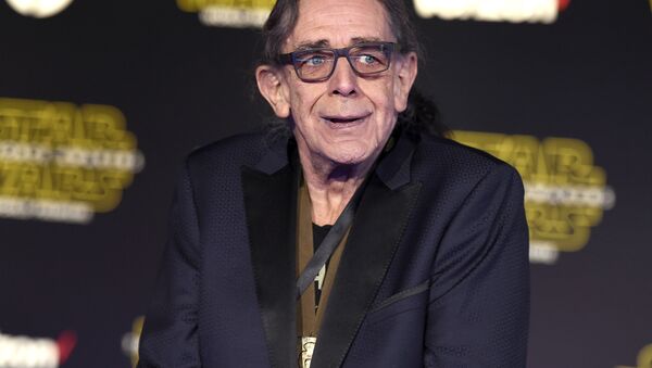 Peter Mayhew arrives at the world premiere of Star Wars: The Force Awakens at the TCL Chinese Theatre on Monday, Dec. 14, 2015, in Los Angeles. - Sputnik International