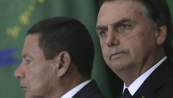 Hamilton Mourão e Jair Bolsonaro. - Sputnik International