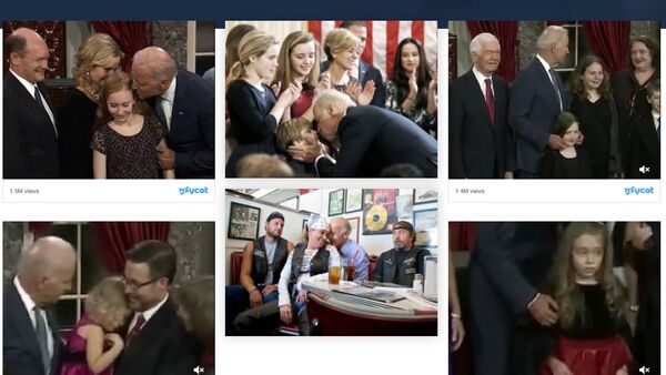 A realistic-looking parody site featuring images of Biden touching women and children appears to be doing quite well on Google and other major search engines, particularly for the search “Biden 2020 website.” - Sputnik International
