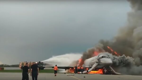 Co pilot of inferno Russian plane lowers himself from cockpit - Sputnik International