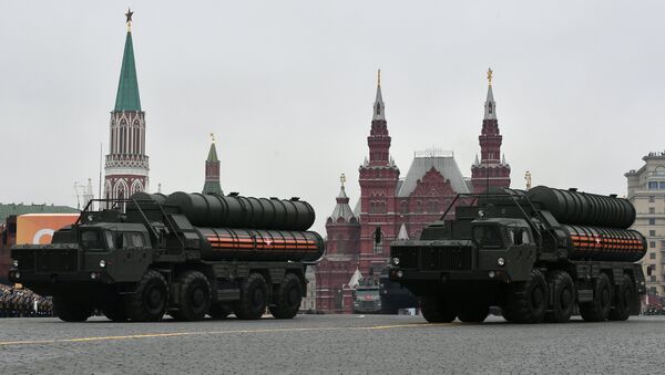 The S-400 missile systems during a military parade in Moscow on 9 May, 2019 - Sputnik International