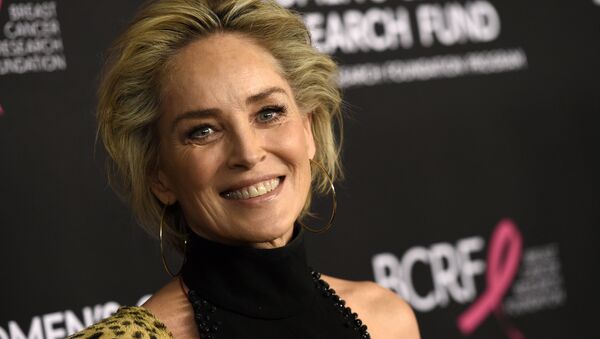 Actress Sharon Stone poses at An Unforgettable Evening benefiting the Women's Cancer Research Fund, at the Beverly Wilshire Hotel, Thursday, Feb. 28, 2019, in Beverly Hills, Calif. - Sputnik International