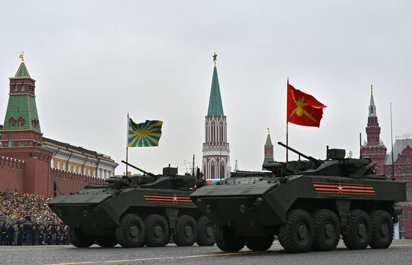 Bumerang Armoured Vehicles During the Victory Day Parade - Sputnik International
