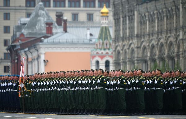 Military Personnel During Victory Day Parade at the Red Square in Moscow - Sputnik International