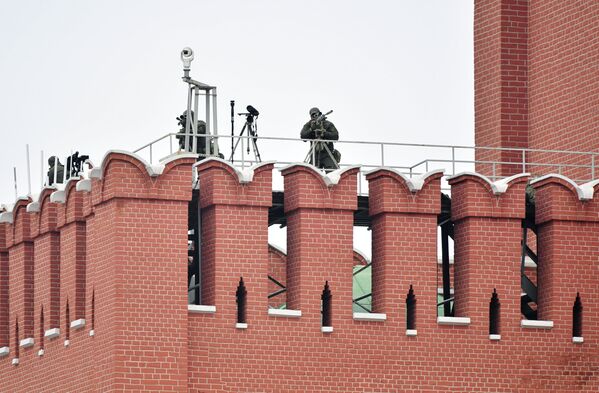 Snipers Before Victory Day Parade at the Red Square in Moscow - Sputnik International