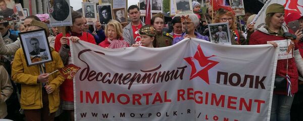 2019 Immortal Regiment march in London 2019 Immortal Regiment march in London - Sputnik International