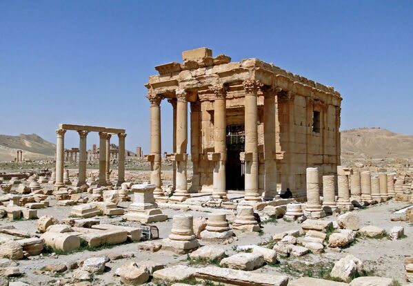 Temple of Baalshamin in Palmyra, Syria - Sputnik International