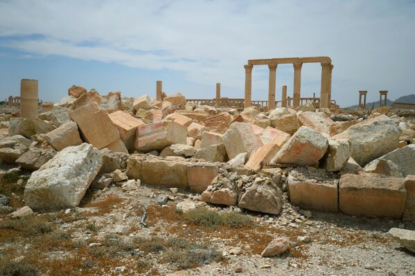 Temple of Baalshamin in Palmyra, Syria - Sputnik International