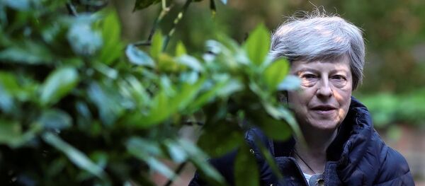 Britain's Prime Minister Theresa May arrives at church, as Brexit turmoil continues, in Sonning, Britain May 12, 2019 - Sputnik International