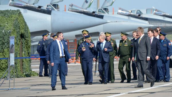 Work Visit of Russia's President Vladimir Putin to Astrakhan region - Sputnik International