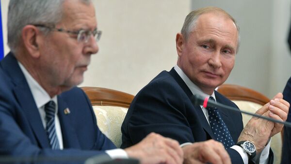 Russian President Putin Meets Austrian Counterpart Van der Bellen - Sputnik International