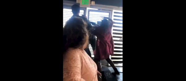 Brawl erupts at California sushi restaurant after man has racist outburst Brawl erupts at California sushi restaurant after man has racist outburst - Sputnik International