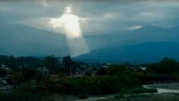 Christ Like Figure Appears in the Clouds over Argentina - Sputnik International
