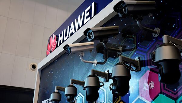 Huawei surveillance cameras are seen displayed at the security exhibition in Shanghai, China, May 24, 2019 - Sputnik International
