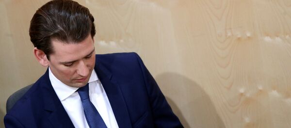 Austrian Chancellor Sebastian Kurz attends a session of the Parliament in Vienna, Austria May 27, 2019 Austrian Chancellor Sebastian Kurz attends a session of the Parliament in Vienna, Austria May 27, 2019 - Sputnik International