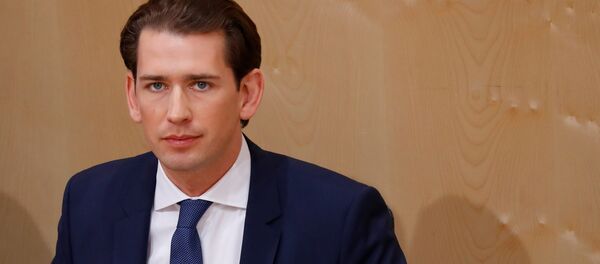 Austrian Chancellor Sebastian Kurz attends a session of the Parliament in Vienna, Austria May 27, 2019 - Sputnik International