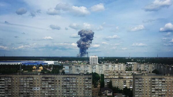 Blast Hits Kristall Explosives Plant in Russia's Dzerzhinsk - Sputnik International