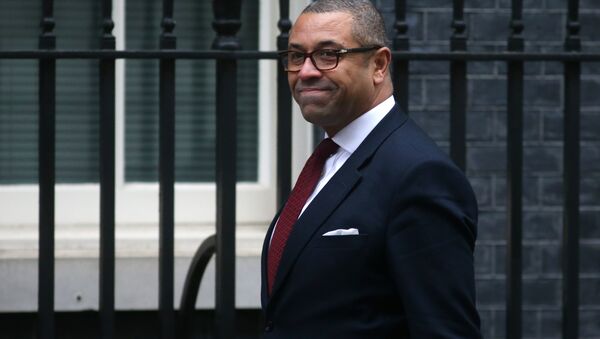 Brexit Minister James Cleverly, who quit the Tory leadership contest on 4 June 2019 - Sputnik International