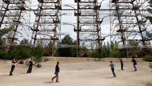 Советская загоризонтная радиолокационная станция Дуга у Чернобыльской АЭС  - Sputnik International