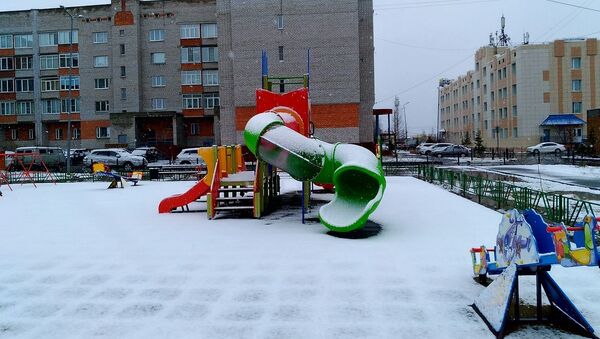 On June 5 in Labytnangi the first summer snow dropped out - Sputnik International