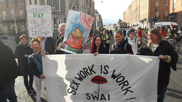The Trump-ets Are Sounding on the Emerald Isle as ‘Baby Blimp’ Leads Dublin’s Protests The Trump-ets Are Sounding on the Emerald Isle as ‘Baby Blimp’ Leads Dublin’s Protests - Sputnik International