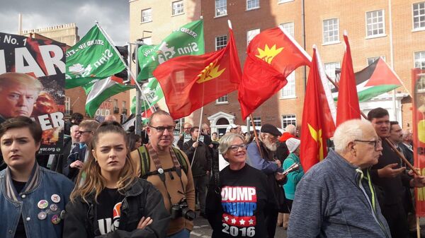 The Trump-ets Are Sounding on the Emerald Isle as ‘Baby Blimp’ Leads Dublin’s Protests The Trump-ets Are Sounding on the Emerald Isle as ‘Baby Blimp’ Leads Dublin’s Protests - Sputnik International