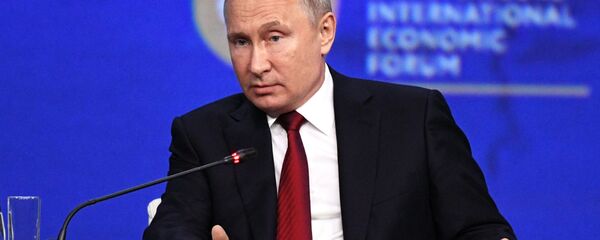 Putin at St. Petersburg International Economic Forum (SPIEF) Putin at St. Petersburg International Economic Forum (SPIEF) - Sputnik International